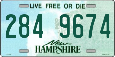 NH license plate 2849674