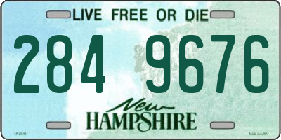NH license plate 2849676
