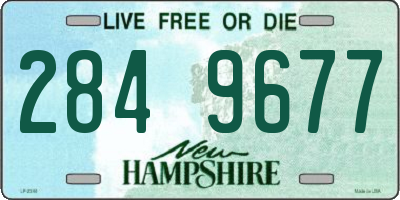 NH license plate 2849677