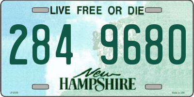 NH license plate 2849680