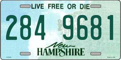 NH license plate 2849681