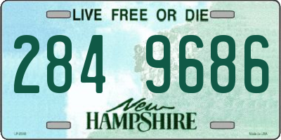 NH license plate 2849686
