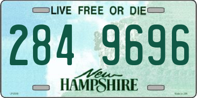 NH license plate 2849696