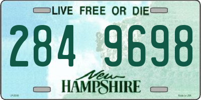 NH license plate 2849698