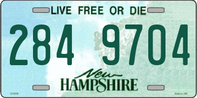 NH license plate 2849704