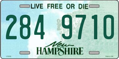 NH license plate 2849710