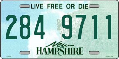 NH license plate 2849711