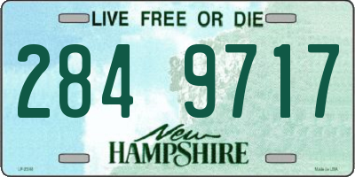 NH license plate 2849717