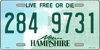 NH license plate 2849731