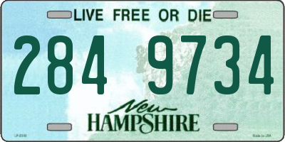 NH license plate 2849734
