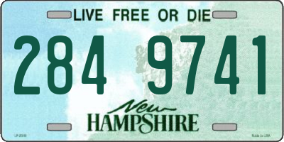 NH license plate 2849741