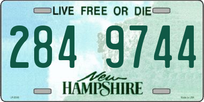 NH license plate 2849744