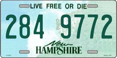 NH license plate 2849772