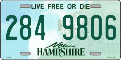 NH license plate 2849806