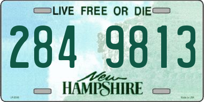 NH license plate 2849813