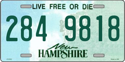 NH license plate 2849818