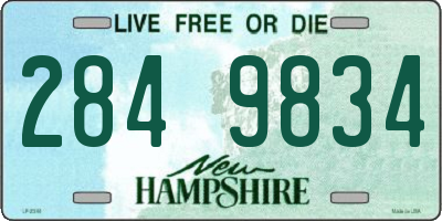 NH license plate 2849834