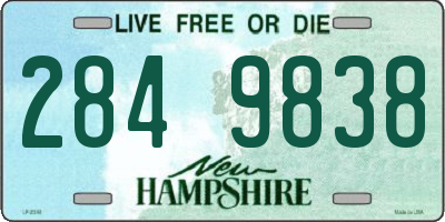 NH license plate 2849838