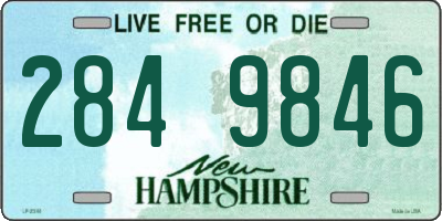 NH license plate 2849846