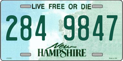 NH license plate 2849847