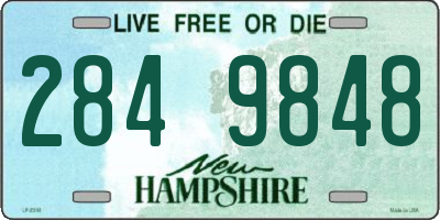 NH license plate 2849848