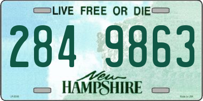 NH license plate 2849863