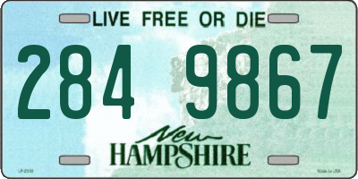 NH license plate 2849867