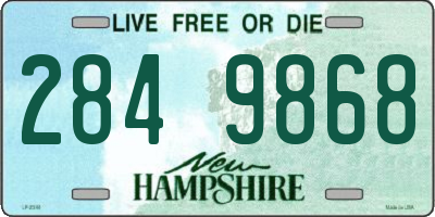 NH license plate 2849868