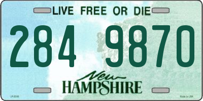 NH license plate 2849870