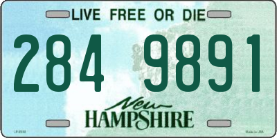 NH license plate 2849891