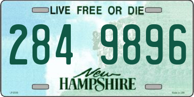 NH license plate 2849896