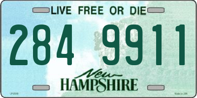 NH license plate 2849911