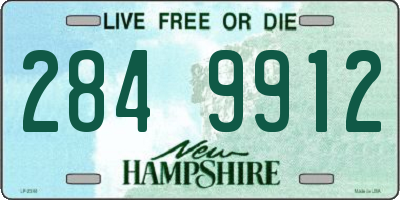 NH license plate 2849912