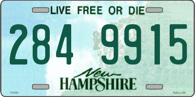 NH license plate 2849915