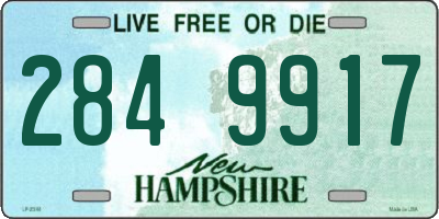 NH license plate 2849917