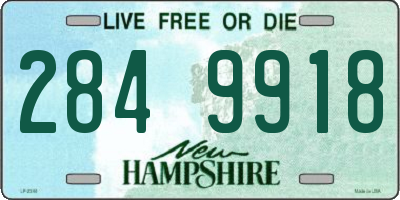 NH license plate 2849918