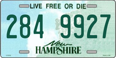 NH license plate 2849927