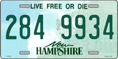 NH license plate 2849934