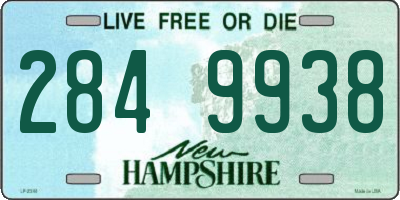 NH license plate 2849938