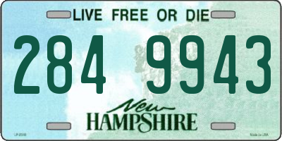 NH license plate 2849943