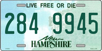 NH license plate 2849945