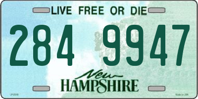 NH license plate 2849947