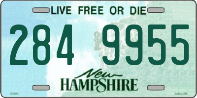 NH license plate 2849955