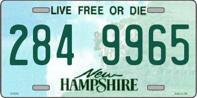 NH license plate 2849965