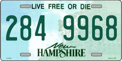 NH license plate 2849968