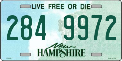 NH license plate 2849972
