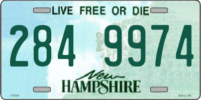 NH license plate 2849974