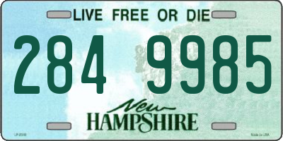 NH license plate 2849985