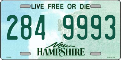 NH license plate 2849993