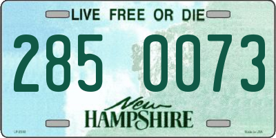 NH license plate 2850073